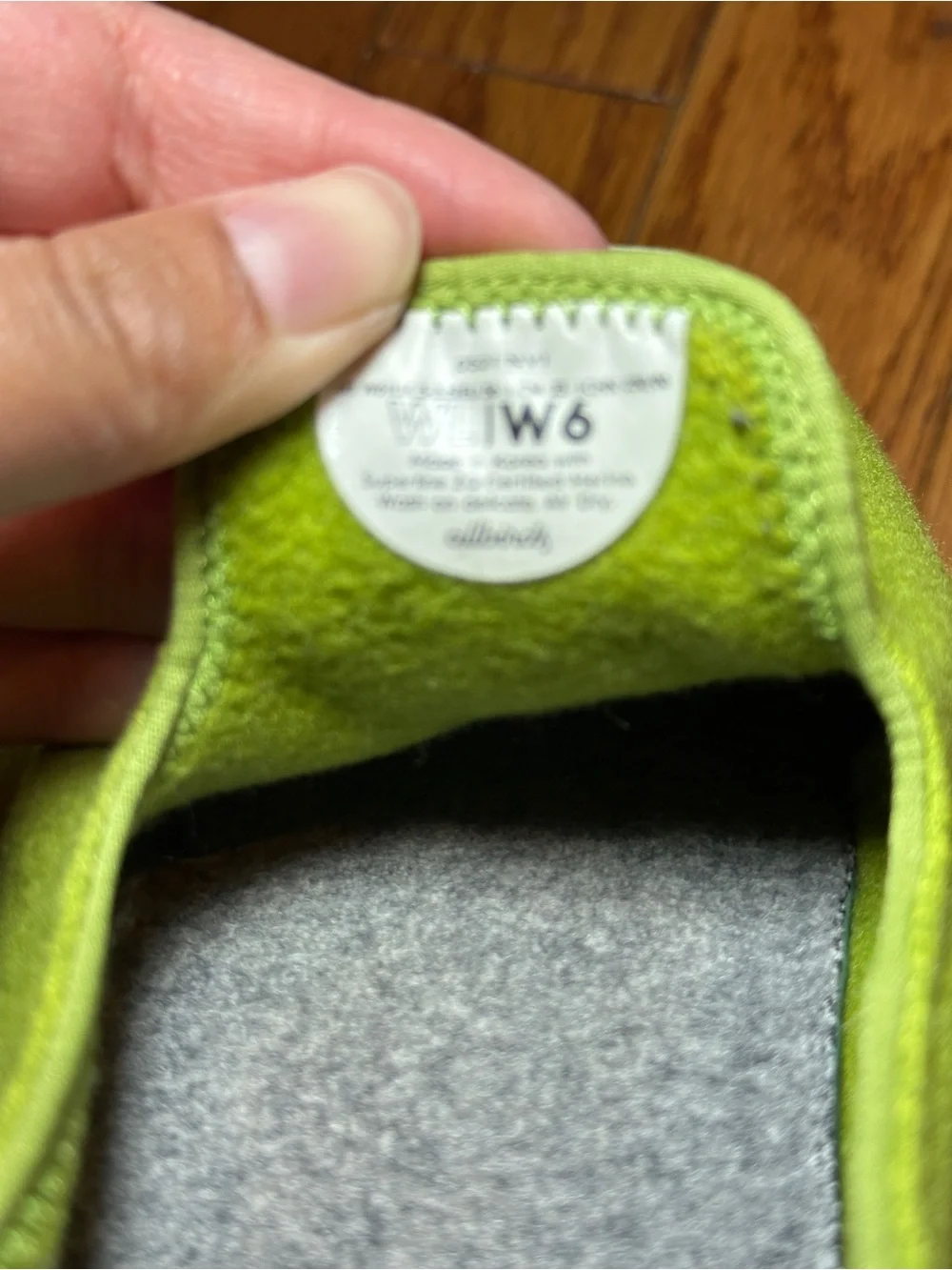 allbirds Lime Green Slip-On Sneakers - Picture 7 of 7